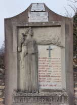 Cimetière de Boisemont monument aux morts 2021