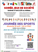 Evènements avril 2026 CDF 