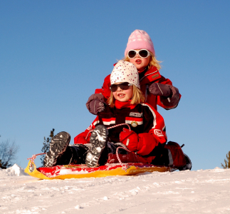 Enfants en vacnces d'hiver