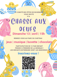 Tract chasse aux oeufs - 13 avril 2025