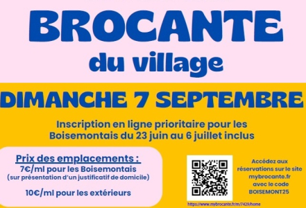 Affiche Brocante 2025