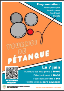Tract Tournoi de pétanque 2026