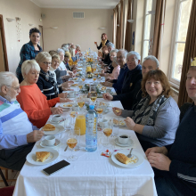 Convivialité autour d'une galette