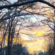 Coucher de soleil par Stéphanie M.