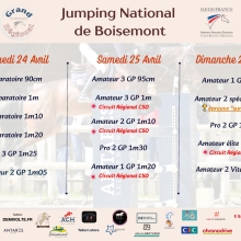 Programme Jumping 2026