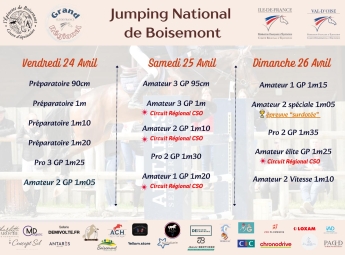 Programme Jumping 2026