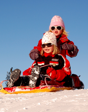 Enfants en vacnces d'hiver