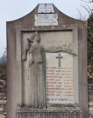 Cimetière de Boisemont monument aux morts 2021