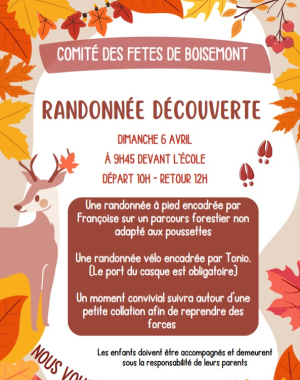 Tract randonnée du 6 avril 2025