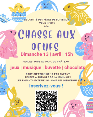 Tract chasse aux oeufs - 13 avril 2025