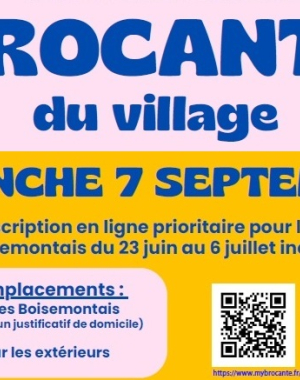 Affiche Brocante 2025